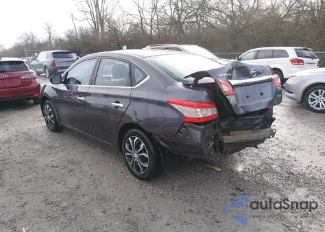 2014 Nissan Sentra S z USA, uszkodzony, nr VIN 3N1AB7AP8EL694212